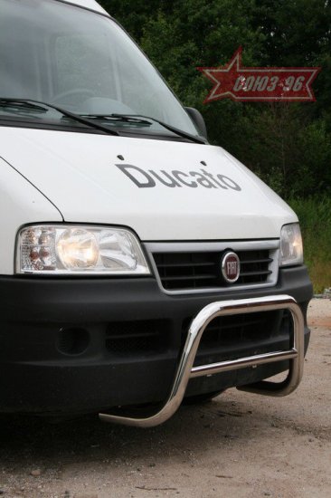 Защита переднего бампера на FIAT Ducato