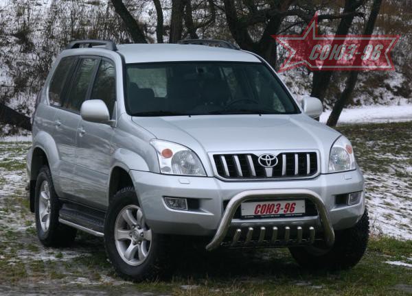 Кенгурятник высокий Toyota Prado 120 2002-2009