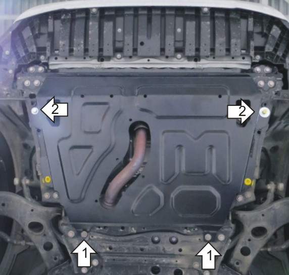 Защита картера двигателя Тойота РАВ4